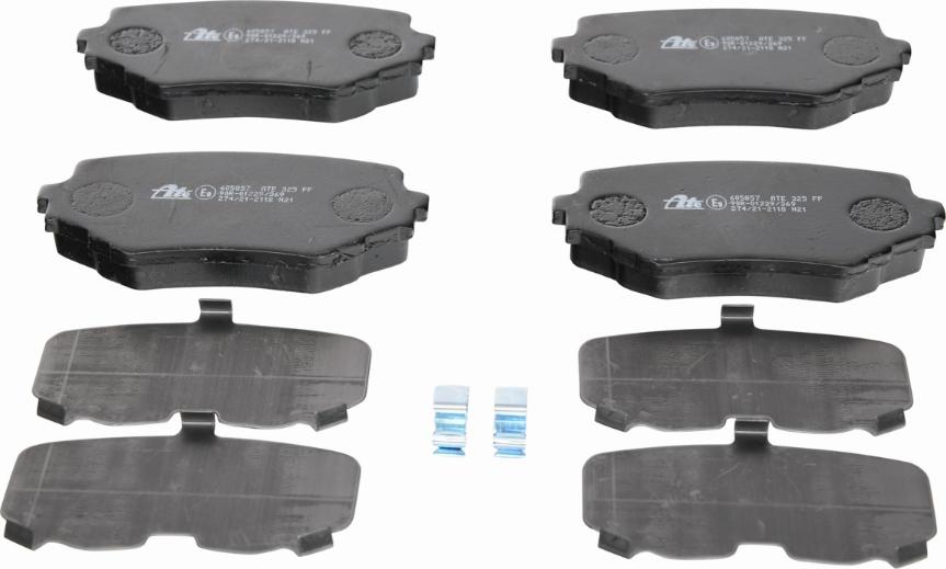 ATE 13.0460-5857.2 - Brake Pad Set, disc brake onlydrive.pro