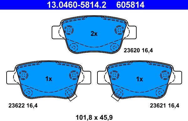 ATE 13.0460-5814.2 - Jarrupala, levyjarru onlydrive.pro