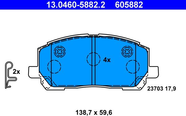 ATE 13.0460-5882.2 - Jarrupala, levyjarru onlydrive.pro