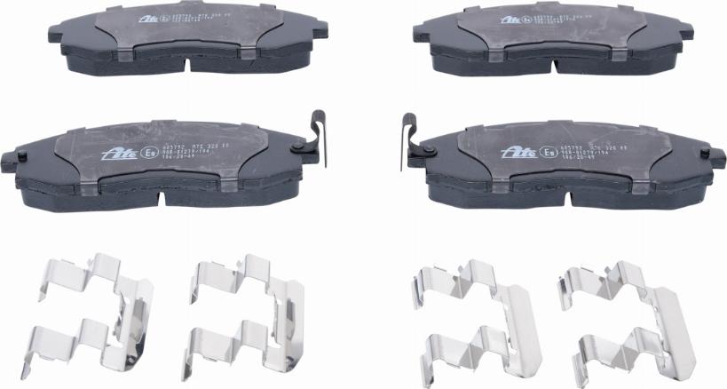 ATE 13.0460-5792.2 - Brake Pad Set, disc brake onlydrive.pro