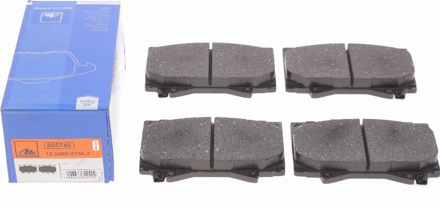 ATE 13.0460-5746.2 - Brake Pad Set, disc brake onlydrive.pro