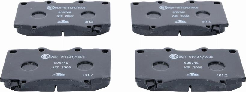 ATE 13.0460-5746.2 - Brake Pad Set, disc brake onlydrive.pro