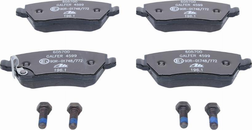 ATE 13.0460-5700.2 - Brake Pad Set, disc brake onlydrive.pro