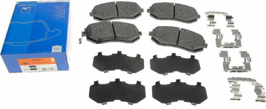 ATE 13.0460-5787.2 - Brake Pad Set, disc brake onlydrive.pro