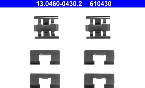 ATE 13.0460-0430.2 - Accessory Kit for disc brake Pads onlydrive.pro