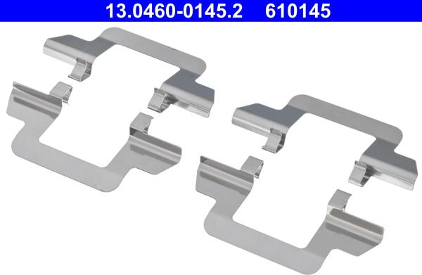 ATE 13.0460-0145.2 - Lisakomplekt, ketaspiduriklotsid onlydrive.pro