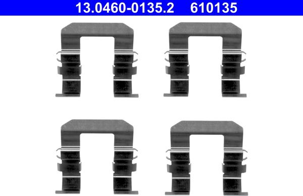 ATE 13.0460-0135.2 - Accessory Kit for disc brake Pads onlydrive.pro