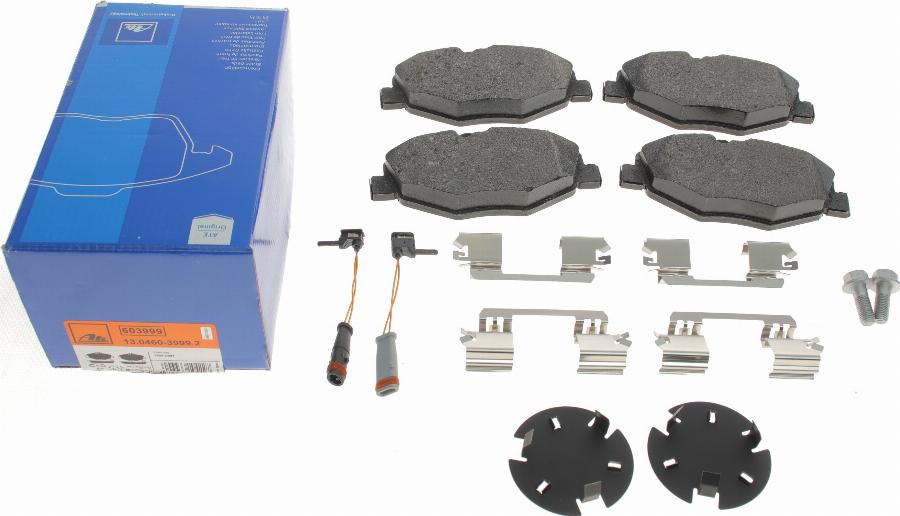 ATE 13.0460-3999.2 - Brake Pad Set, disc brake onlydrive.pro