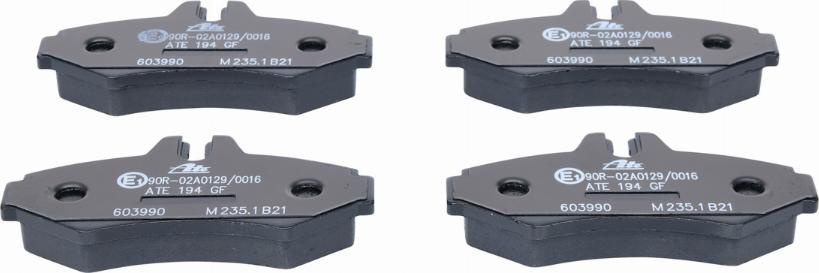 ATE 13.0460-3990.2 - Brake Pad Set, disc brake onlydrive.pro