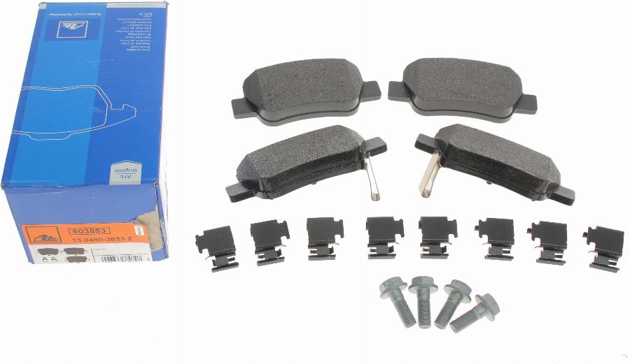 ATE 13.0460-3853.2 - Brake Pad Set, disc brake onlydrive.pro