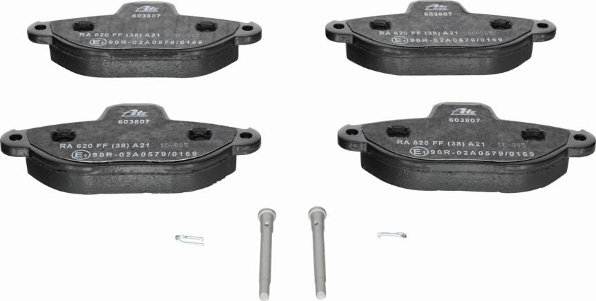 ATE 13.0460-3807.2 - Brake Pad Set, disc brake onlydrive.pro