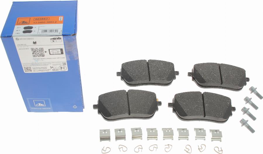 ATE 13.0460-3883.2 - Brake Pad Set, disc brake onlydrive.pro