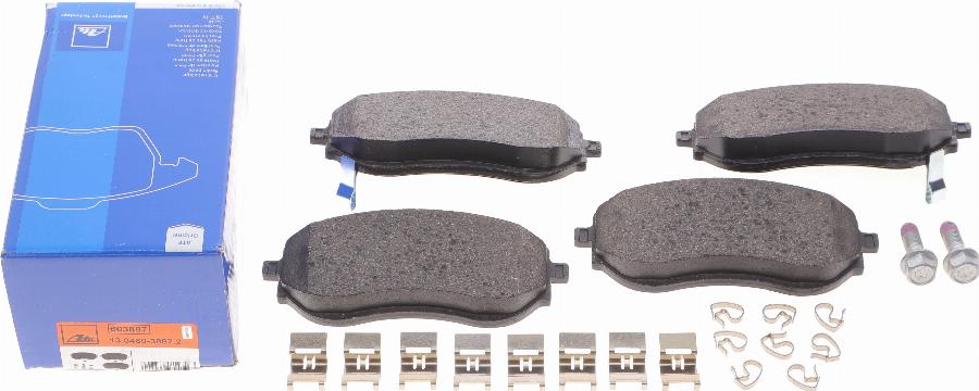 ATE 13.0460-3887.2 - Brake Pad Set, disc brake onlydrive.pro