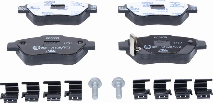 ATE 13.0460-3839.2 - Brake Pad Set, disc brake onlydrive.pro