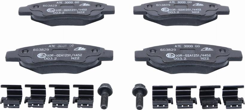 ATE 13.0460-3829.2 - Brake Pad Set, disc brake onlydrive.pro