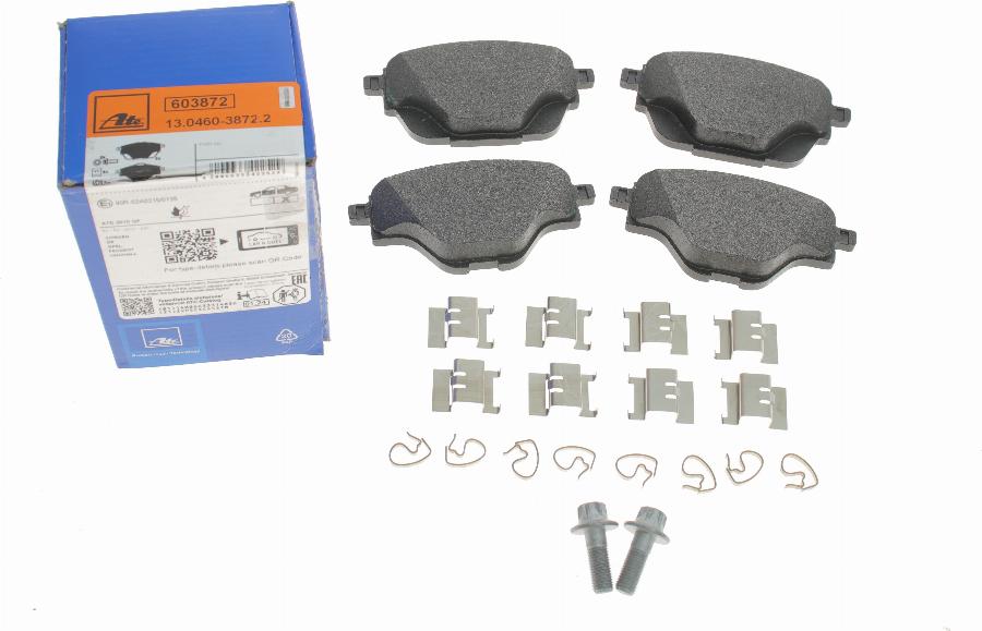 ATE 13.0460-3872.2 - Brake Pad Set, disc brake onlydrive.pro