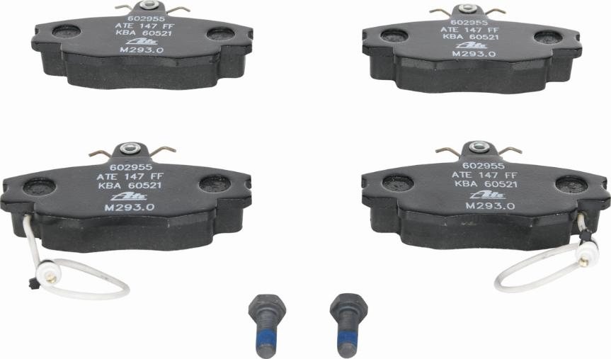 ATE 13.0460-2955.2 - Brake Pad Set, disc brake onlydrive.pro