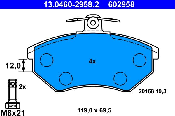 ATE 13.0460-2958.2 - Jarrupala, levyjarru onlydrive.pro