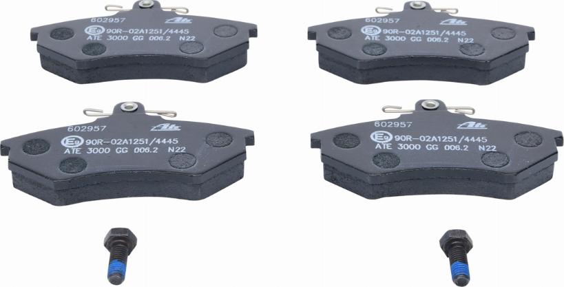 ATE 13.0460-2957.2 - Brake Pad Set, disc brake onlydrive.pro