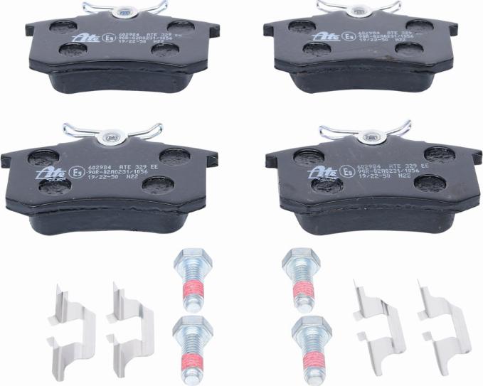 ATE 13.0460-2984.2 - Brake Pad Set, disc brake onlydrive.pro