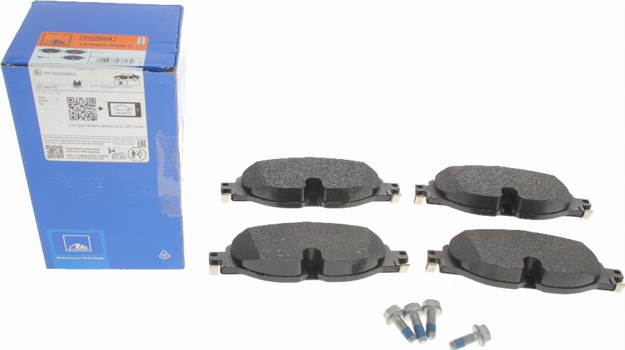 ATE 13.0460-2609.2 - Brake Pad Set, disc brake onlydrive.pro