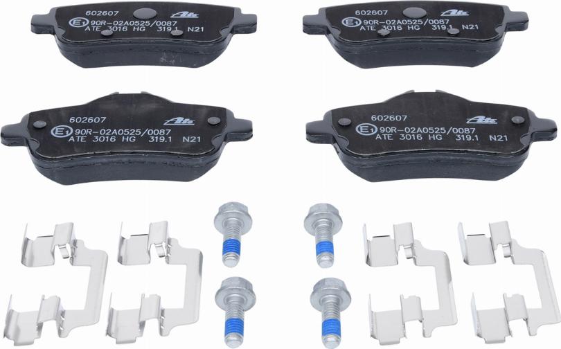 ATE 13.0460-2607.2 - Brake Pad Set, disc brake onlydrive.pro