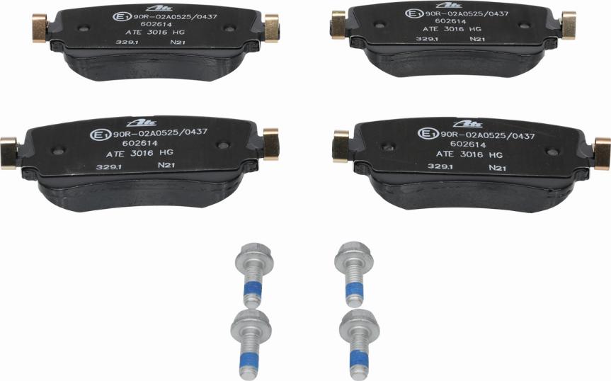 ATE 13.0460-2614.2 - Brake Pad Set, disc brake onlydrive.pro