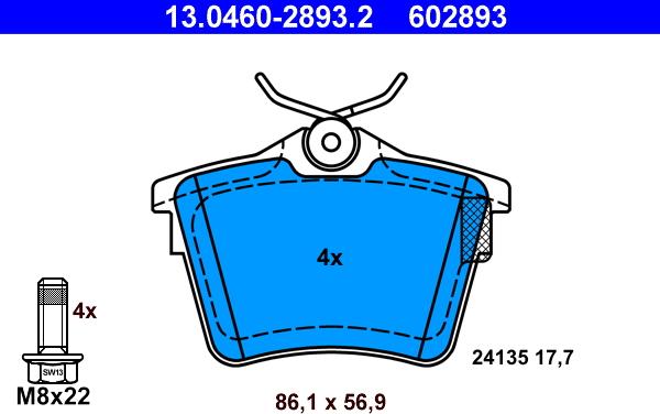 ATE 13.0460-2893.2 - Jarrupala, levyjarru onlydrive.pro