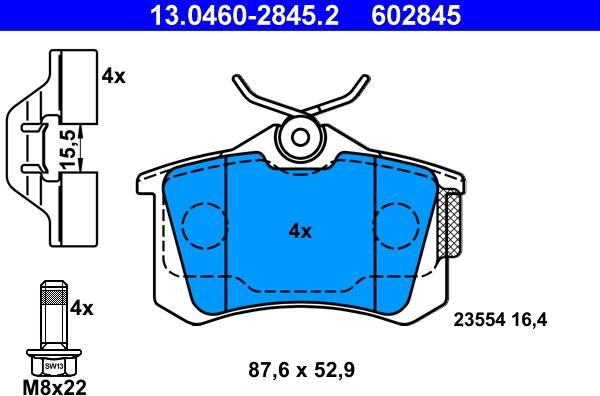 ATE 13.0460-2845.2 - Jarrupala, levyjarru onlydrive.pro