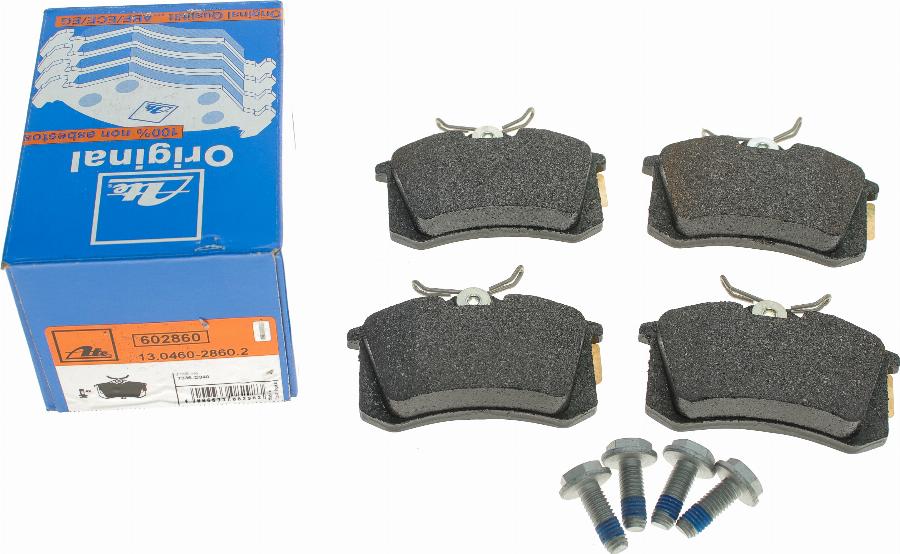 ATE 13.0460-2860.2 - Brake Pad Set, disc brake onlydrive.pro