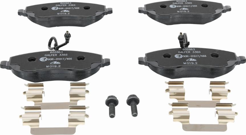 ATE 13.0460-2863.2 - Brake Pad Set, disc brake onlydrive.pro