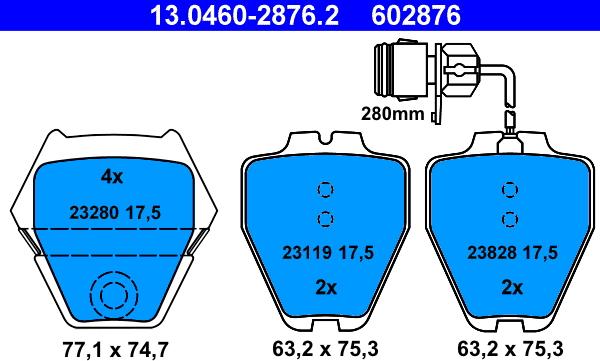 ATE 13.0460-2876.2 - Jarrupala, levyjarru onlydrive.pro