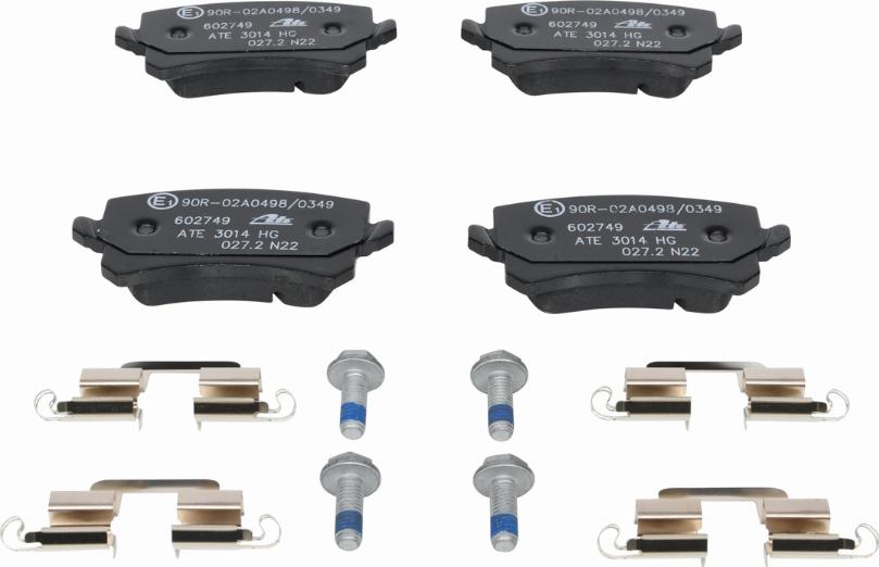 ATE 13.0460-2749.2 - Brake Pad Set, disc brake onlydrive.pro