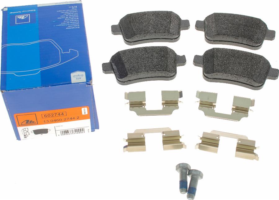 ATE 13.0460-2744.2 - Brake Pad Set, disc brake onlydrive.pro