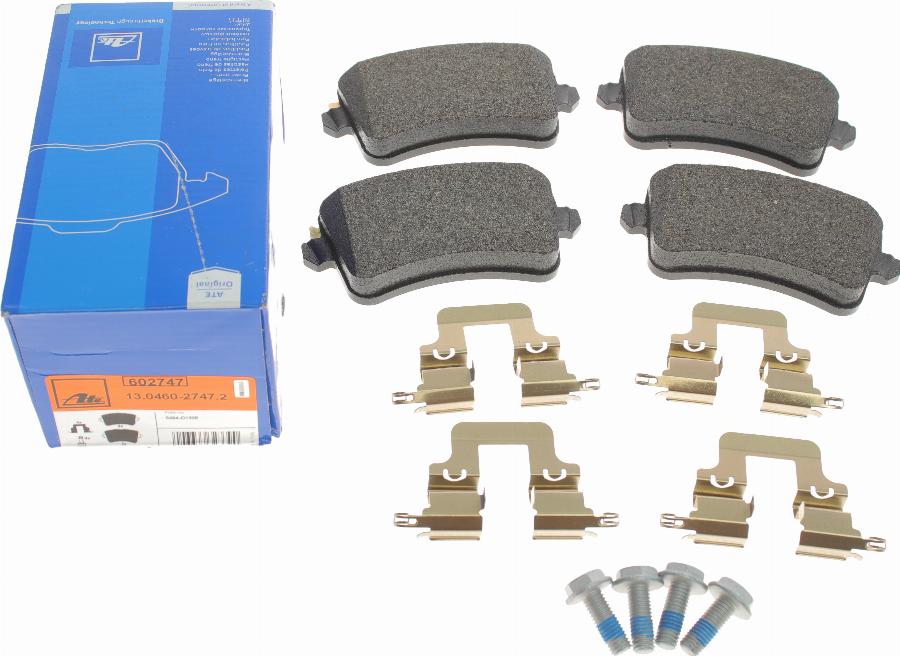 ATE 13.0460-2747.2 - Brake Pad Set, disc brake onlydrive.pro