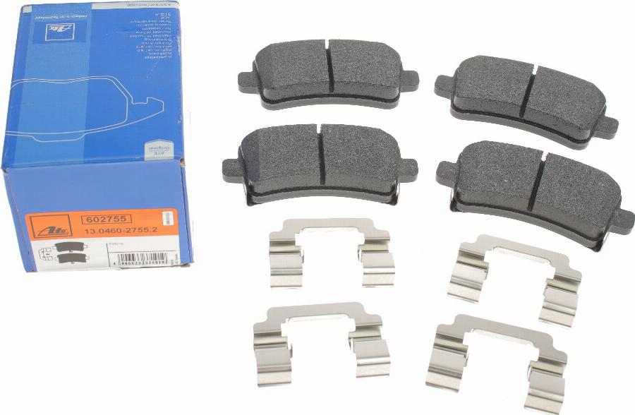 ATE 13.0460-2755.2 - Brake Pad Set, disc brake onlydrive.pro