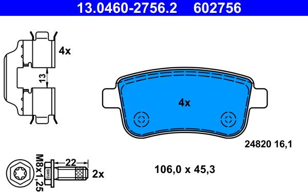 ATE 13.0460-2756.2 - Jarrupala, levyjarru onlydrive.pro