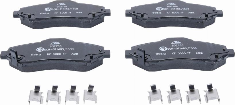 ATE 13.0460-2766.2 - Brake Pad Set, disc brake onlydrive.pro