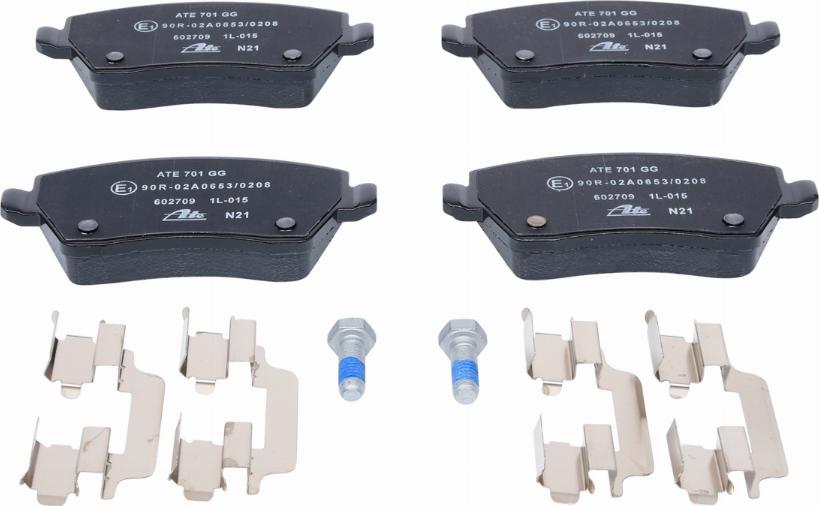 ATE 13.0460-2709.2 - Brake Pad Set, disc brake onlydrive.pro