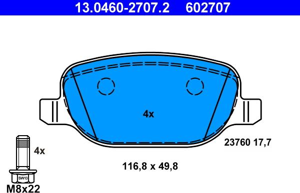 ATE 13.0460-2707.2 - Jarrupala, levyjarru onlydrive.pro