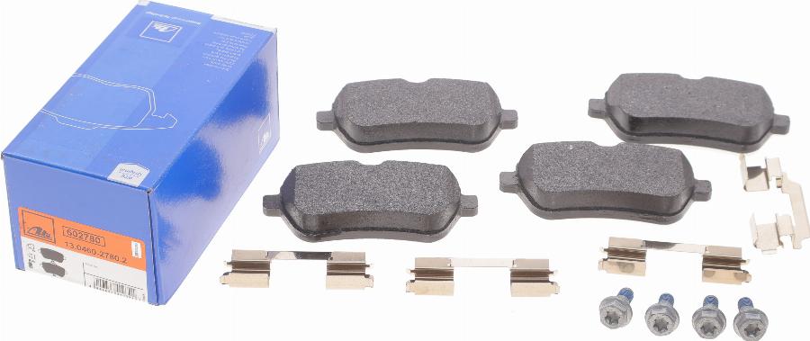 ATE 13.0460-2780.2 - Brake Pad Set, disc brake onlydrive.pro