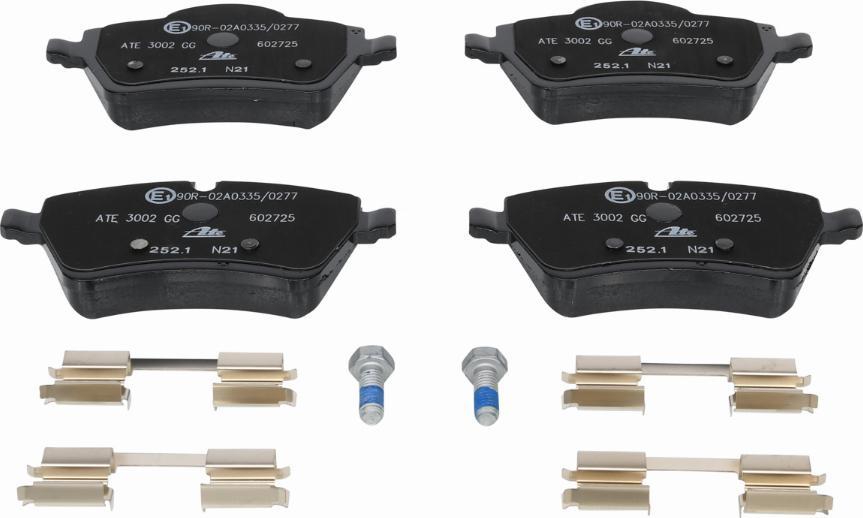 ATE 13.0460-2725.2 - Brake Pad Set, disc brake onlydrive.pro