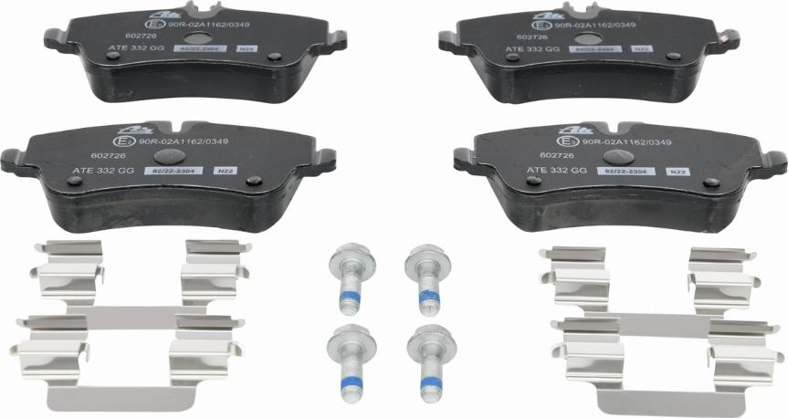 ATE 13.0460-2726.2 - Brake Pad Set, disc brake onlydrive.pro