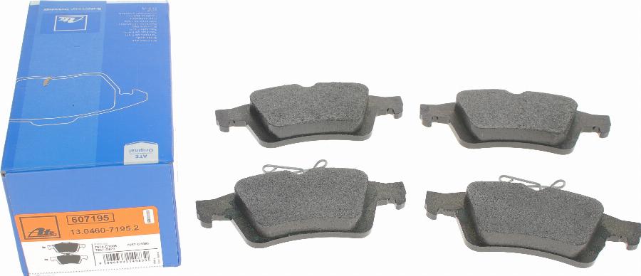 ATE 13.0460-7195.2 - Brake Pad Set, disc brake onlydrive.pro