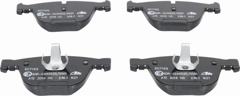 ATE 13.0460-7169.2 - Brake Pad Set, disc brake onlydrive.pro