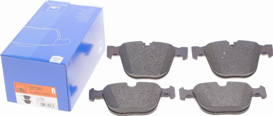 ATE 13.0460-7169.2 - Brake Pad Set, disc brake onlydrive.pro