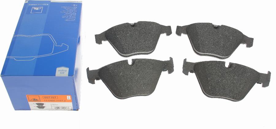 ATE 13.0460-7167.2 - Brake Pad Set, disc brake onlydrive.pro