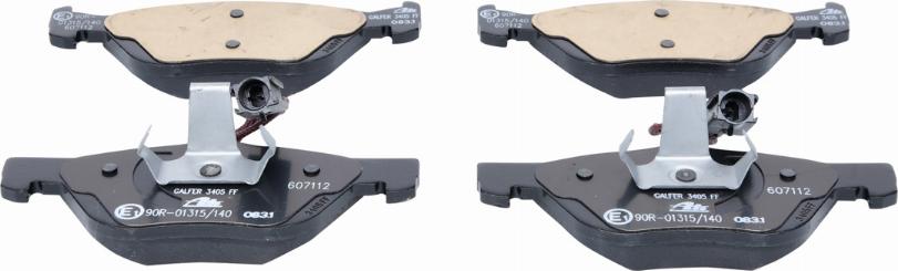 ATE 13.0460-7112.2 - Brake Pad Set, disc brake onlydrive.pro