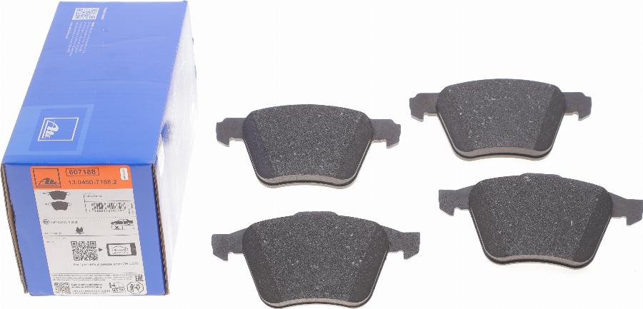 ATE 13.0460-7188.2 - Brake Pad Set, disc brake onlydrive.pro