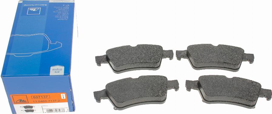 ATE 13.0460-7137.2 - Brake Pad Set, disc brake onlydrive.pro